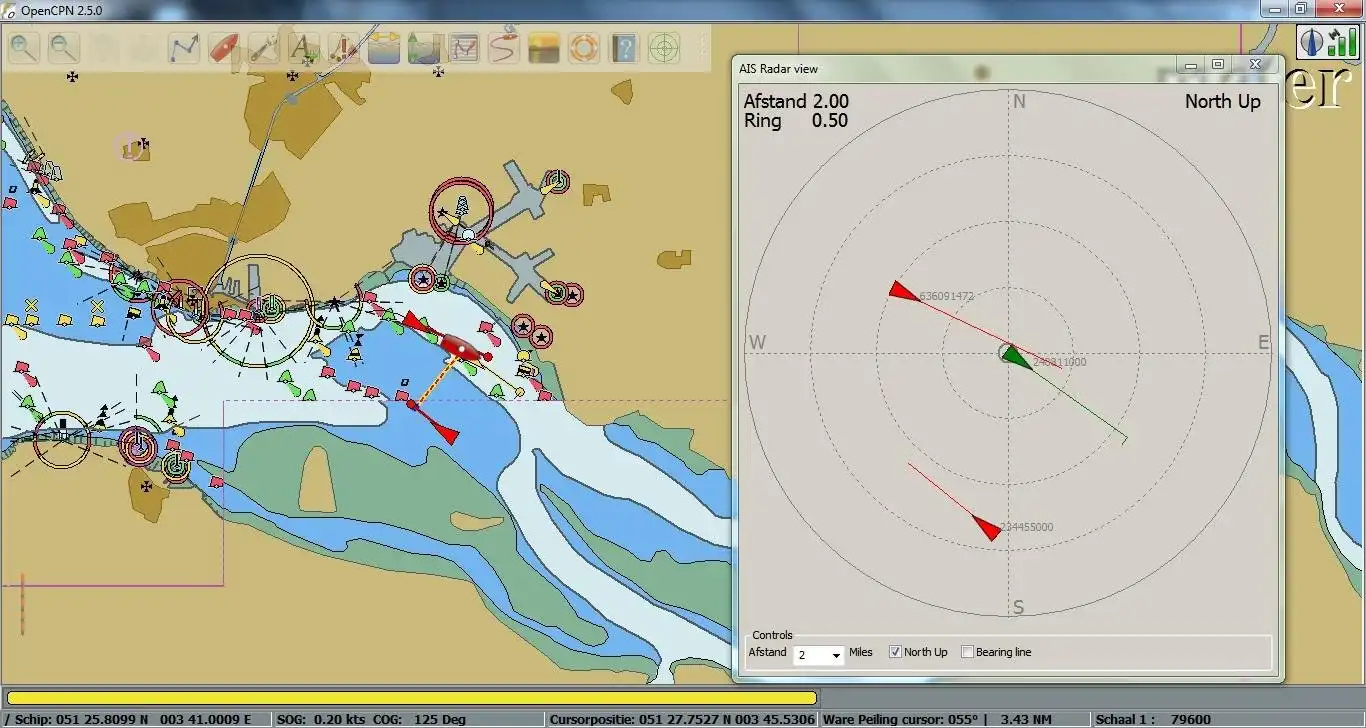 Download web tool or web app OpenCPN AIS radar view plugin