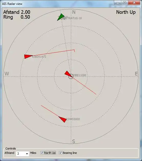 Download web tool or web app OpenCPN AIS radar view plugin to run in Linux online