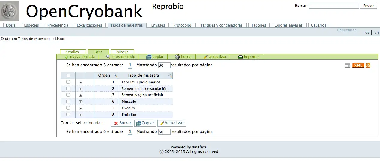 Download web tool or web app OpenCryobank