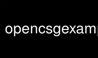 Run opencsgexample in OnWorks free hosting provider over Ubuntu Online, Fedora Online, Windows online emulator or MAC OS online emulator