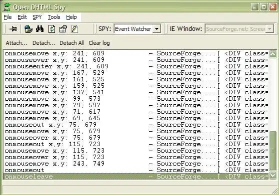 Download web tool or web app Open DHTML Spy