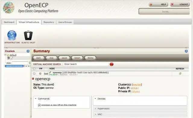 Download web tool or web app OpenECP: Open Elastic Computing Platform