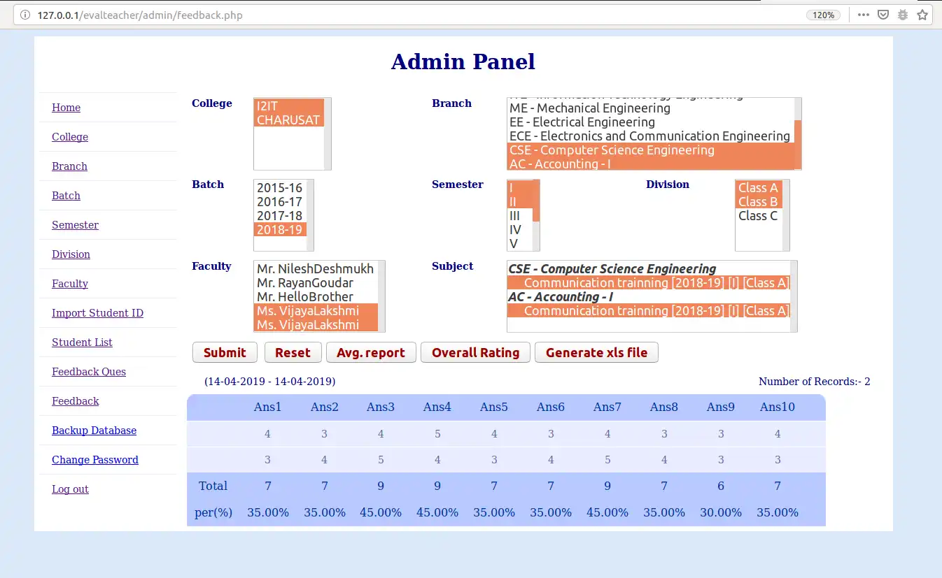 Download web tool or web app Open Faculty Evaluation System