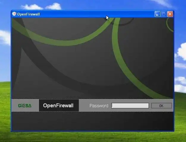 Download web tool or web app OpenFirewall (only for windows XP)