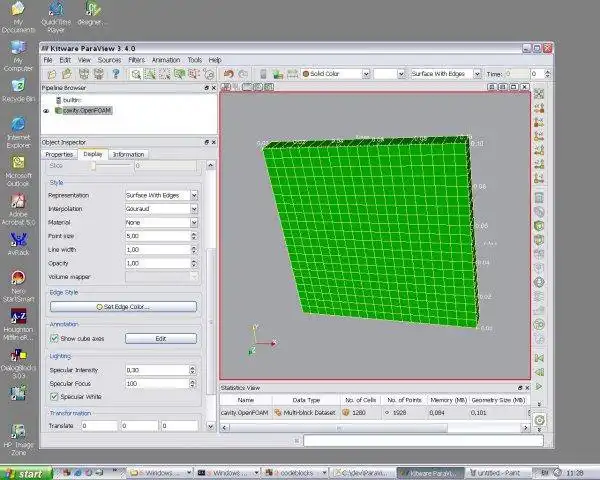 Download web tool or web app OpenFOAM for MS windows binary release