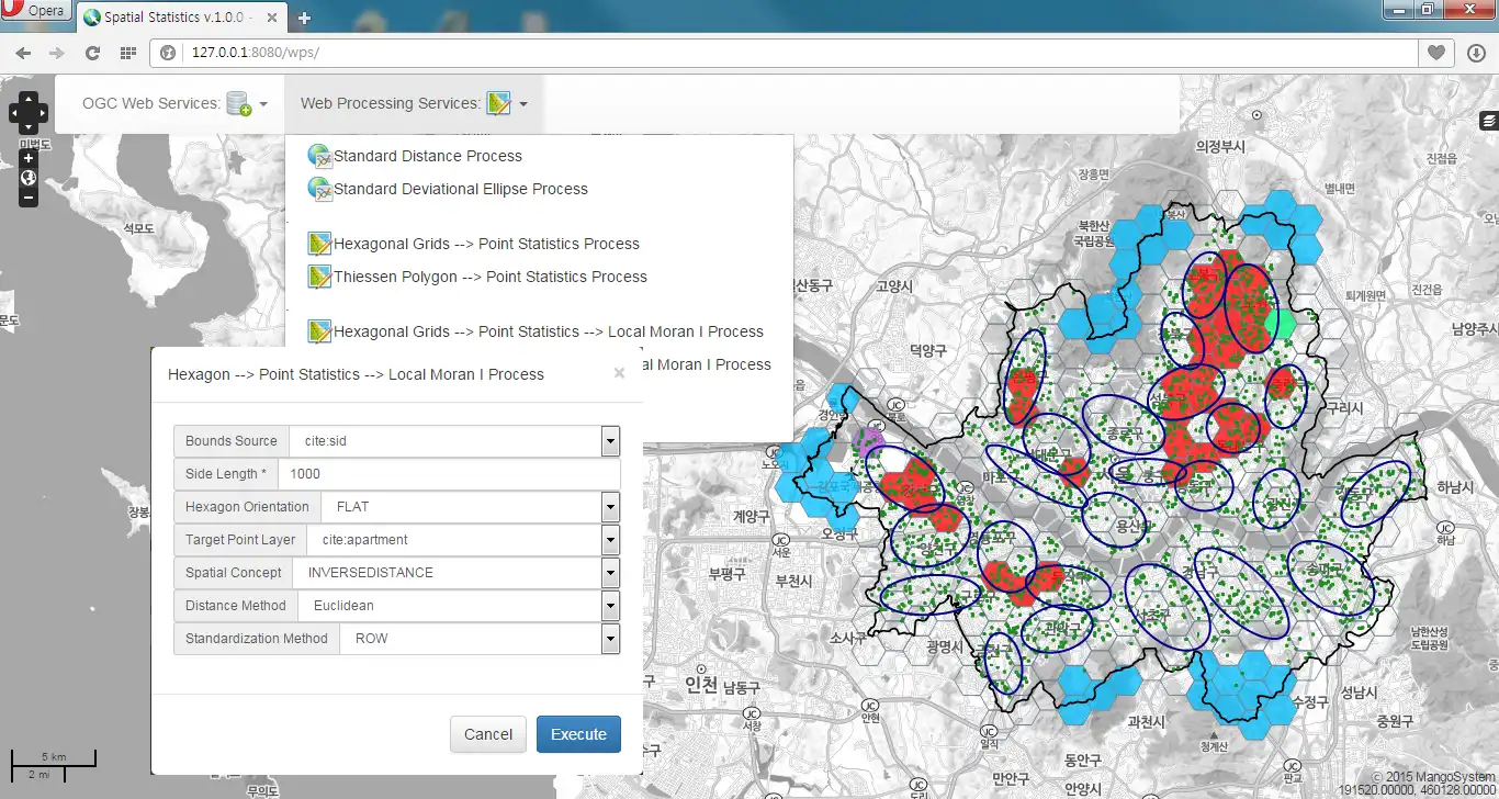 Download web tool or web app OpenGXT - Geopatial Analysis Tools