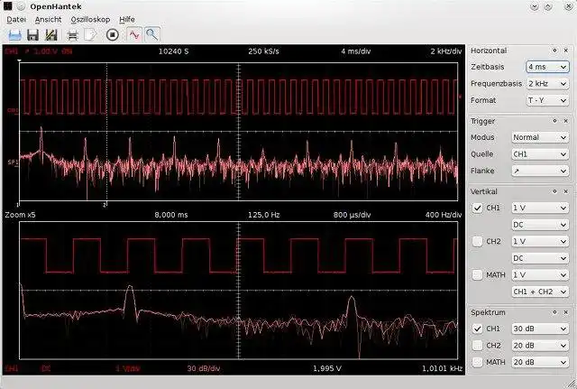 Download web tool or web app OpenHantek to run in Linux online