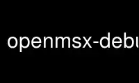 Run openmsx-debugger in OnWorks free hosting provider over Ubuntu Online, Fedora Online, Windows online emulator or MAC OS online emulator