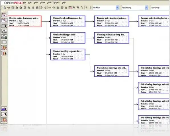 Download web tool or web app OpenProj - Project Management