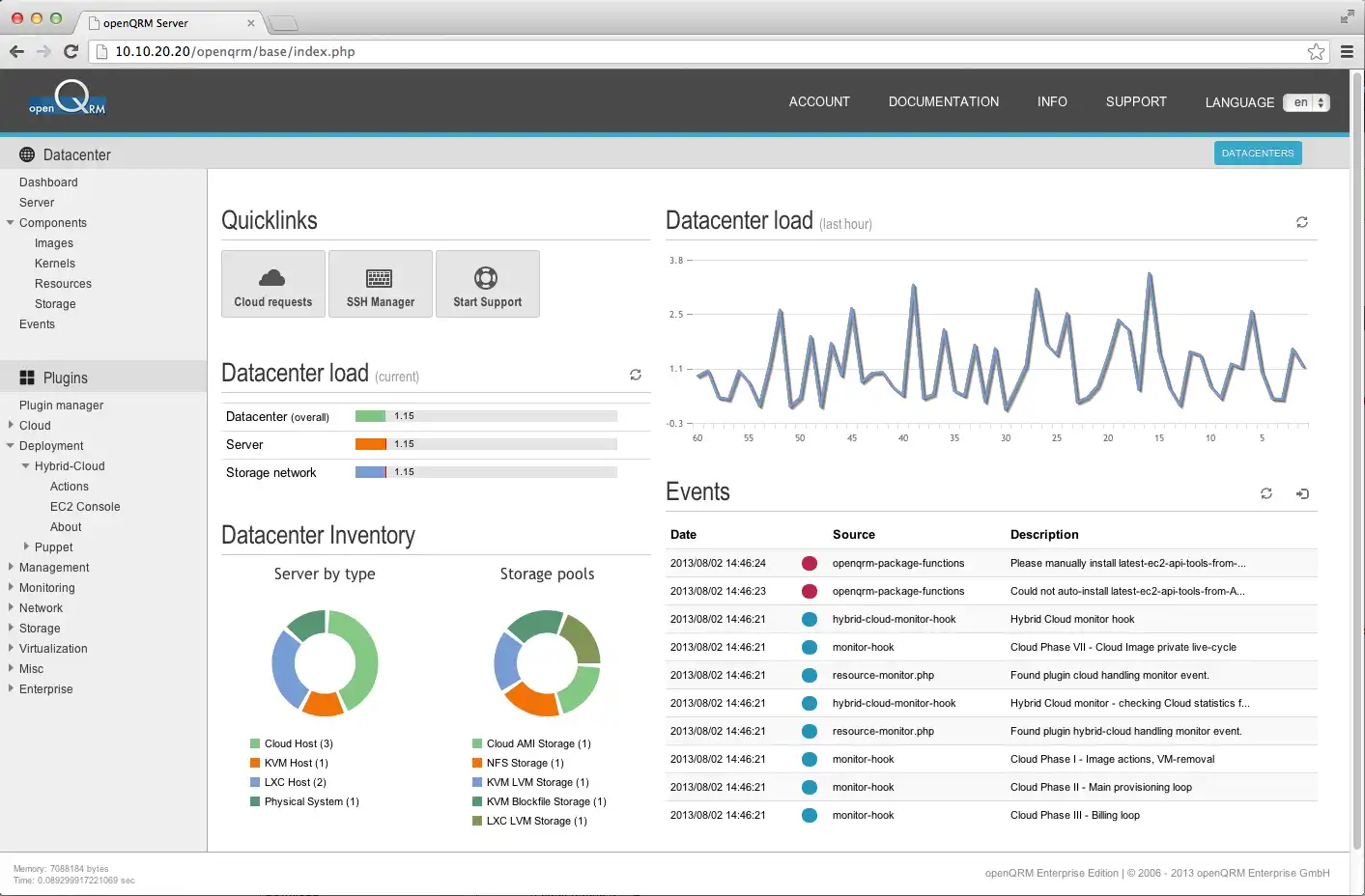 Download web tool or web app openQRM - Cloud Computing Platform