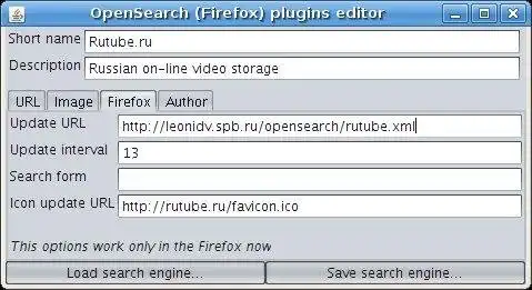 Download web tool or web app OpenSearch Editor