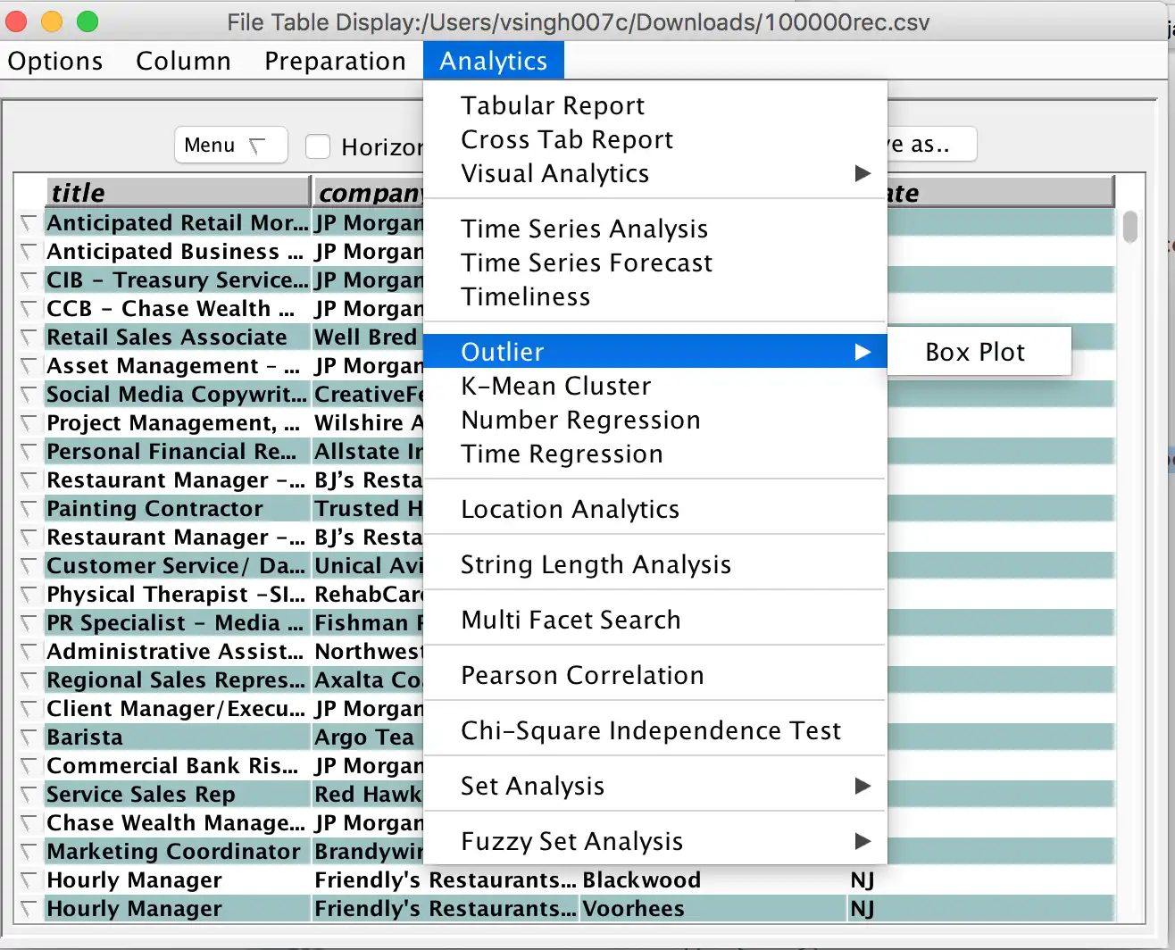 Download web tool or web app Open Source Data Quality and Profiling to run in Linux online