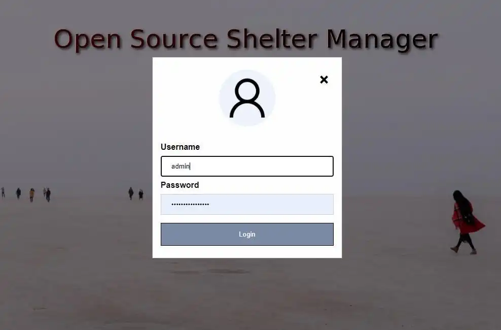 下载网络工具或网络应用程序 Open Source Shelter Manager