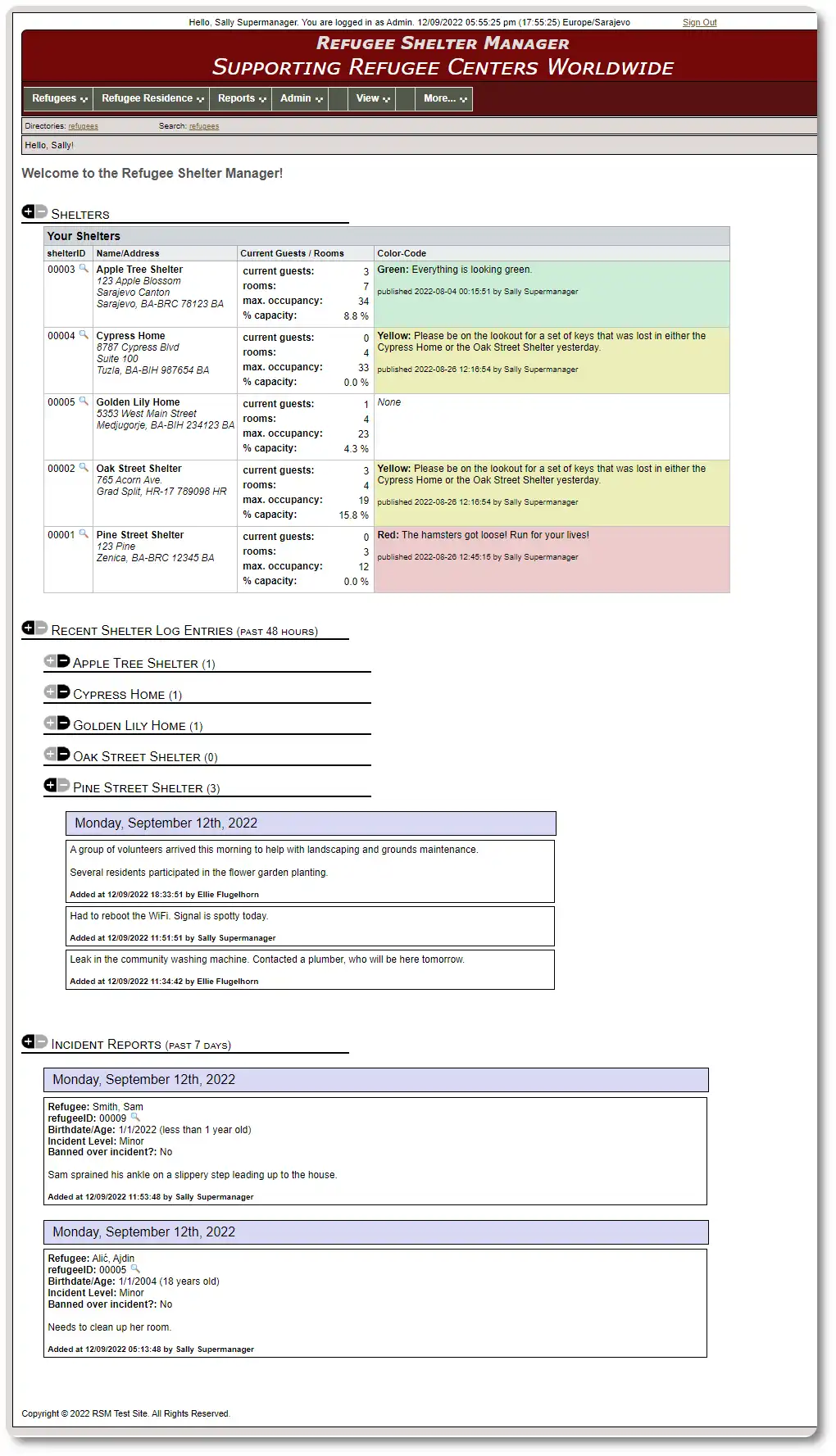 下载网络工具或网络应用程序 Open Source Shelter Manager