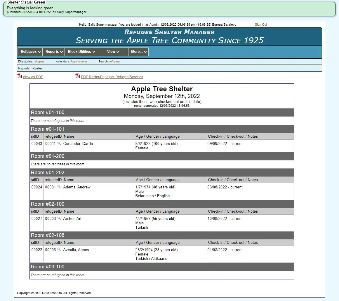 下载网络工具或网络应用程序 Open Source Shelter Manager