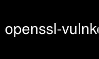 Run openssl-vulnkey in OnWorks free hosting provider over Ubuntu Online, Fedora Online, Windows online emulator or MAC OS online emulator