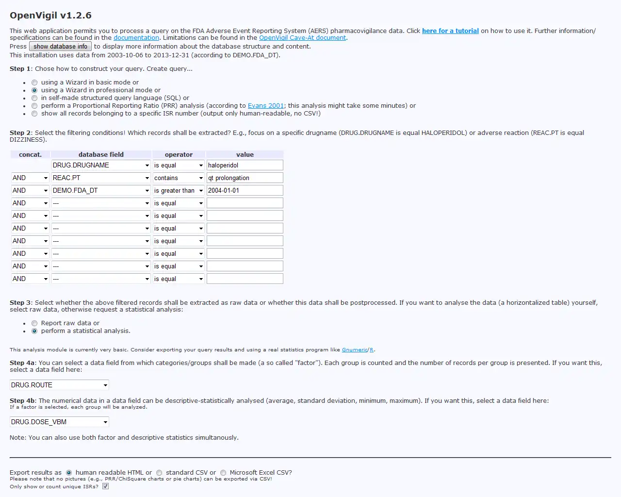 Download web tool or web app OpenVigil to run in Windows online over Linux online