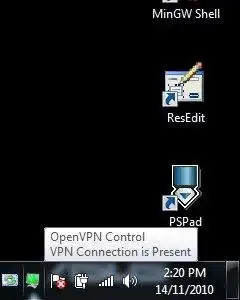 Download web tool or web app OpenVPN Windows Client