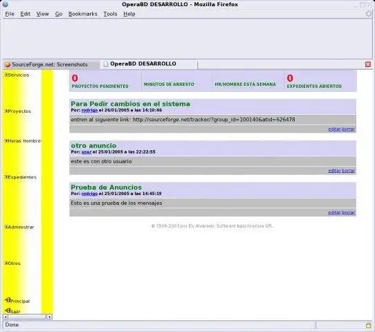 Download web tool or web app Operaciones Bomberiles Base de Datos