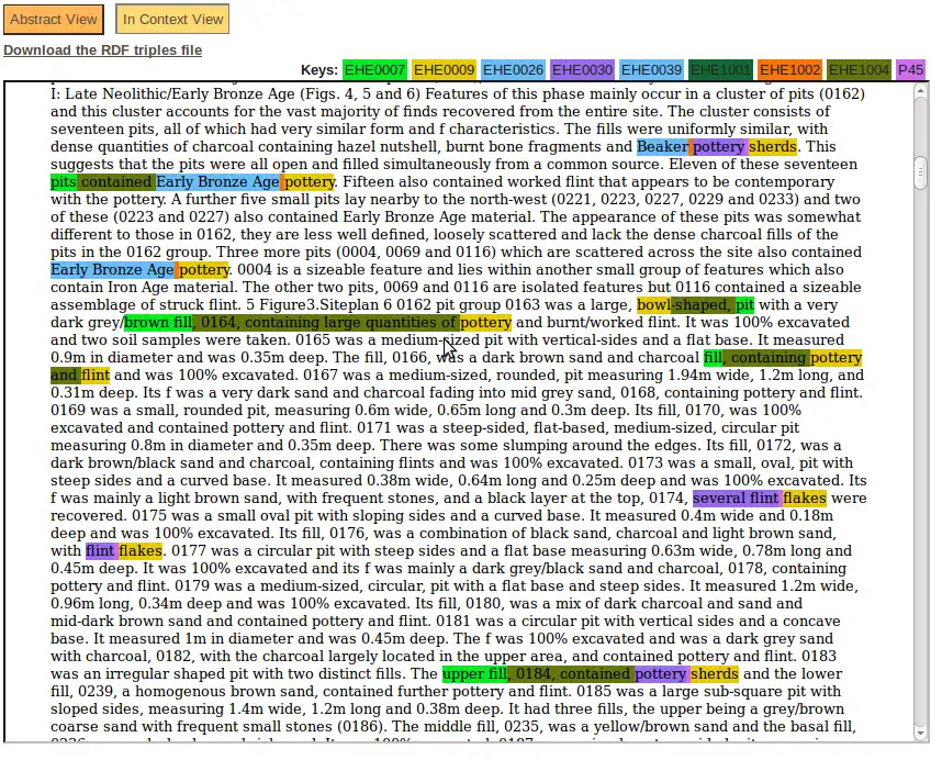 Download web tool or web app OPTIMA cidoc-crm Semantic Annotation