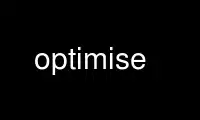 Run optimise in OnWorks free hosting provider over Ubuntu Online, Fedora Online, Windows online emulator or MAC OS online emulator