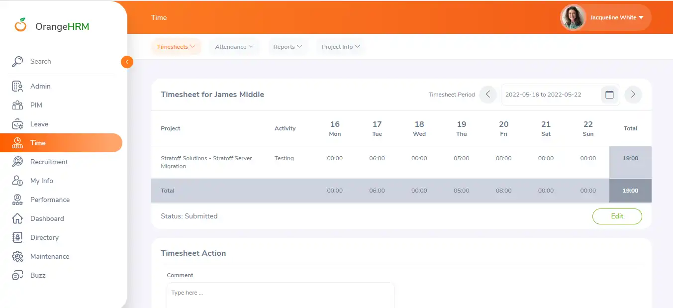 Download web tool or web app OrangeHRM - Human Resource Management