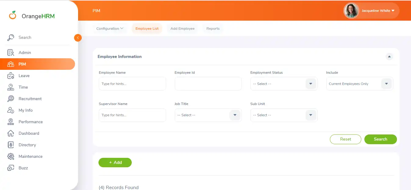 Download web tool or web app OrangeHRM - Human Resource Management