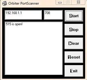 Download web tool or web app Orbiter PortScanner