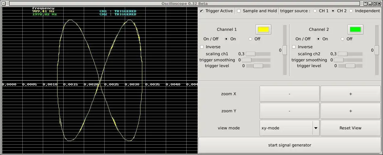 Download web tool or web app OSCILLOSCOPE_AND_SIGNALGENERATOR_PCM to run in Linux online