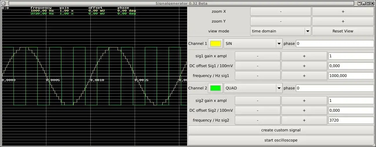 Download web tool or web app OSCILLOSCOPE_AND_SIGNALGENERATOR_PCM to run in Linux online