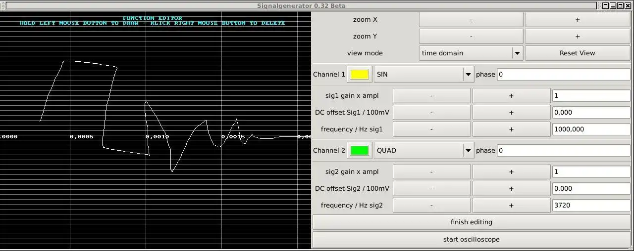 Download web tool or web app OSCILLOSCOPE_AND_SIGNALGENERATOR_PCM to run in Linux online