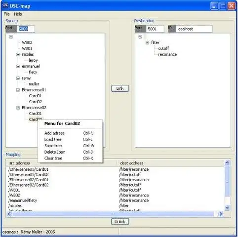 Download web tool or web app OSCmap