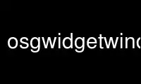 Run osgwidgetwindow in OnWorks free hosting provider over Ubuntu Online, Fedora Online, Windows online emulator or MAC OS online emulator