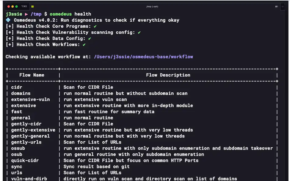 Download web tool or web app Osmedeus Core Engine