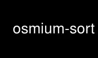 Run osmium-sort in OnWorks free hosting provider over Ubuntu Online, Fedora Online, Windows online emulator or MAC OS online emulator