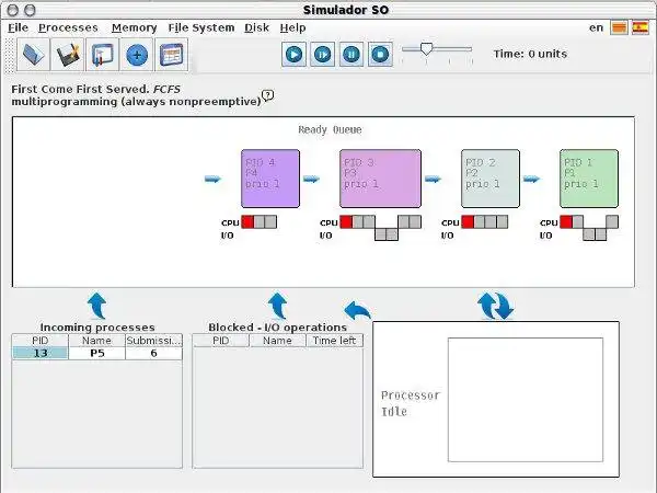 Download web tool or web app OS Sim (OS Concepts Simulator)