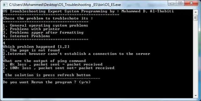 Download web tool or web app OS Troubleshooting Expert System to run in Windows online over Linux online