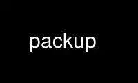 Run packup in OnWorks free hosting provider over Ubuntu Online, Fedora Online, Windows online emulator or MAC OS online emulator