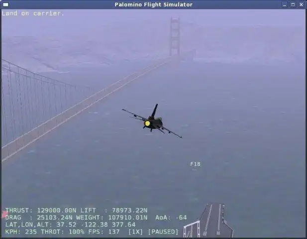 Download web tool or web app Palomino flight simulator to run in Linux online