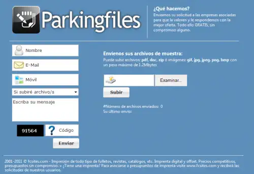 Download web tool or web app ParkingFiles PHP/mysql Ajax Upload Form