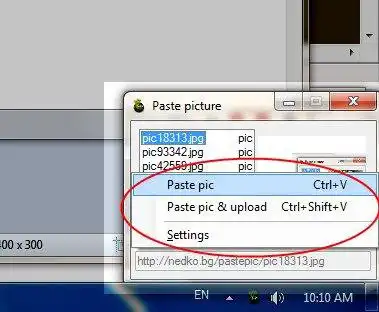 Download web tool or web app PastePic