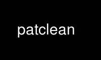 Run patclean in OnWorks free hosting provider over Ubuntu Online, Fedora Online, Windows online emulator or MAC OS online emulator