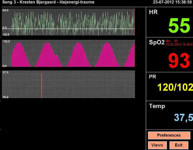 Download web tool or web app Patient Monitor to run in Linux online