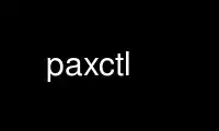 Run paxctl in OnWorks free hosting provider over Ubuntu Online, Fedora Online, Windows online emulator or MAC OS online emulator