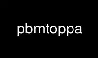 Run pbmtoppa in OnWorks free hosting provider over Ubuntu Online, Fedora Online, Windows online emulator or MAC OS online emulator