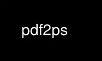 Run pdf2ps in OnWorks free hosting provider over Ubuntu Online, Fedora Online, Windows online emulator or MAC OS online emulator