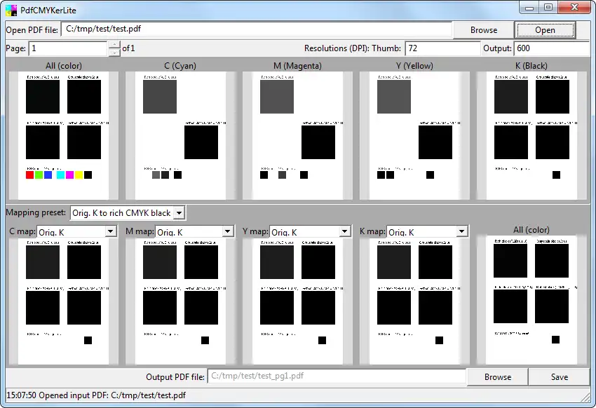 Download web tool or web app PdfCMYKerLite