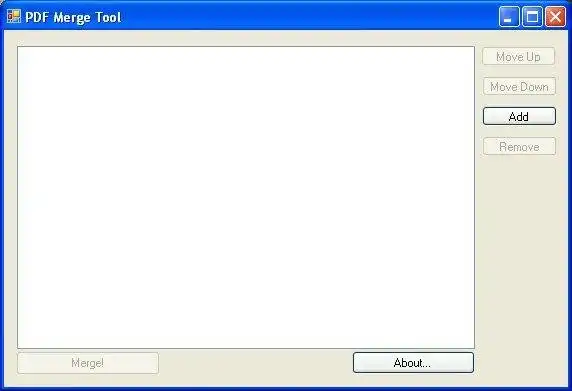 Download web tool or web app PDF Merge Tool