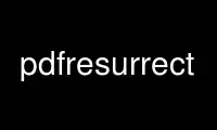 Run pdfresurrect in OnWorks free hosting provider over Ubuntu Online, Fedora Online, Windows online emulator or MAC OS online emulator