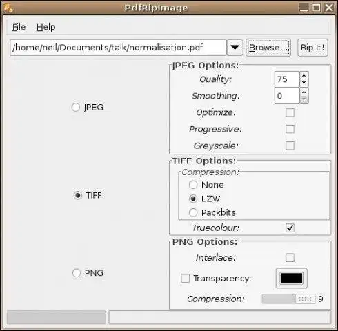 Download web tool or web app PdfRipImage